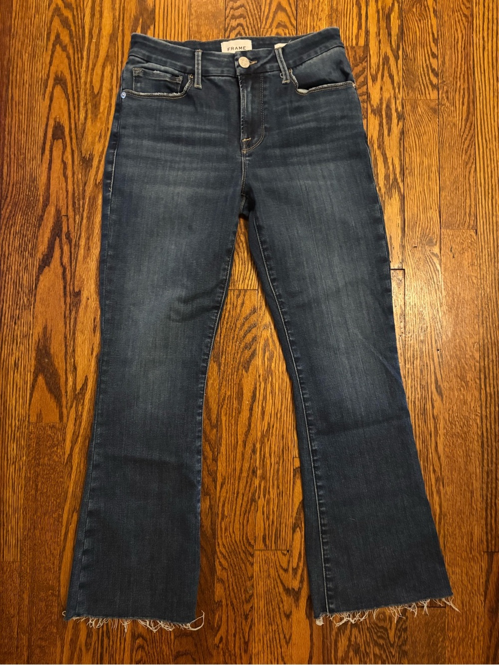 Frame Le Crop Mini Boot Ankle Length Jeans
